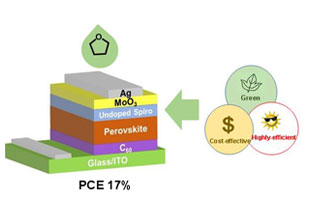 Solar RRL: Efficient Perovskite Solar Cells Based on Green Solvent-Processed Undoped Spiro-OMeTAD