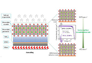 AM: Nanocluster-assisted microstructure reconstruction and buried interface repair to enhance perovskite cell performance