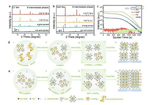 Heterogeneous seed-assisted preparation of FAPbI3 inverted perovskite cells